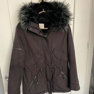 Faux fur lined Parker